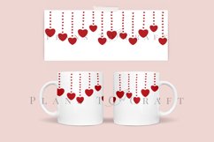 bundle valentine 6 coffee glass wrap svg glass mug svg presized for 11oz and 15oz glass ready to cut and sublimation files