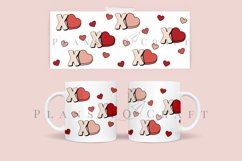 bundle valentine 6 coffee glass wrap svg glass mug svg presized for 11oz and 15oz glass ready to cut and sublimation files