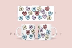 bundle valentine boho coffee mug glass wrap svg 11oz 15oz mug svg presized for 11oz 15oz glass ready to cut and sublimation files