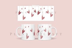 bundle valentine boho coffee mug glass wrap svg 11oz 15oz mug svg presized for 11oz 15oz glass ready to cut and sublimation files