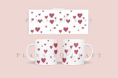 bundle valentine boho coffee mug glass wrap svg 11oz 15oz mug svg presized for 11oz 15oz glass ready to cut and sublimation files
