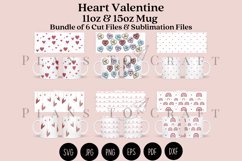 bundle valentine boho coffee mug glass wrap svg 11oz 15oz mug svg presized for 11oz 15oz glass ready to cut and sublimation files