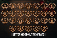 Valentine Laser Cut Alphabet letter Product Image 1