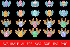 Easter Set Desain Vector Bundle Product Image 2