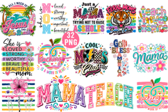 Mini Meag Mother's Day SVG Bundle, Mom PNG Product Image 1