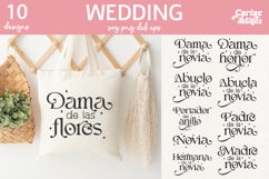 Spanish Wedding SVG, Wedding SVG, Bridal Party SVG Product Image 1