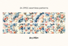 Vintage French Digital Paper Bundle Seamless Patterns Product Image 2