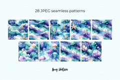 Mermaidcore Digital Paper Bundle Seamless Patterns Product Image 3