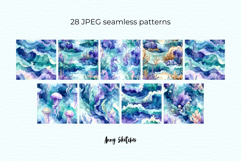 Mermaidcore Digital Paper Bundle Seamless Patterns Product Image 4