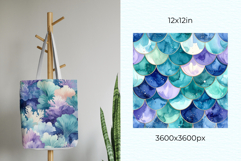 Mermaidcore Digital Paper Bundle Seamless Patterns Product Image 6