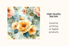 Cottagecore Linen Digital Paper Bundle Seamless Patterns Product Image 4