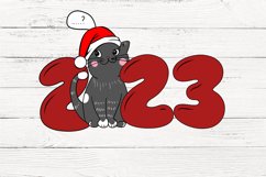 2023. Cat christmas. Gnomes christmas. Product Image 3