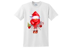 Christmas Gnomes . watercolour PNG Product Image 7