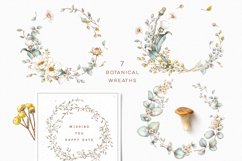 Floral wreaths illustrations