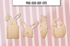 Easter Wooden Bunny, Easter Basket Tags, Baby Easter gift, Carrot Easter Basket, Carrot Basket Tag, Basket Name Tag svg,