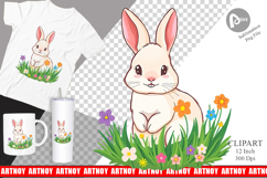 Spring Bunny Clipart Product Image 1