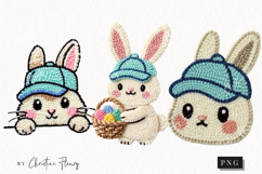 Faux Yarn Easter Clipart | Easter PNG Product Image 1