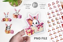 Bunny Sticker Gift Product Image 1