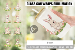 Glass Can Spring Bunny Product Image 1