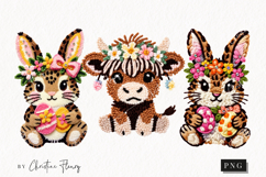 Faux Yarn Easter Clipart | Easter PNG Product Image 1