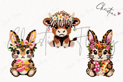 Faux Yarn Easter Clipart | Easter PNG Product Image 3