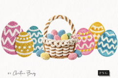 Faux Yarn Easter Clipart | Easter PNG Product Image 1