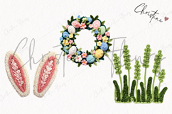 Faux Yarn Easter Clipart | Easter PNG Product Image 3