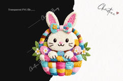 Faux Yarn Easter Clipart | Easter PNG Product Image 2