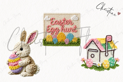 Faux Yarn Easter Clipart | Easter PNG Product Image 3