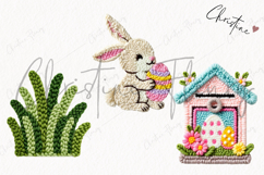 Faux Yarn Easter Clipart | Easter PNG Product Image 3
