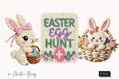 Faux Yarn Easter Clipart | Easter PNG Product Image 1