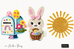 Faux Yarn Easter Clipart | Easter PNG Product Image 1
