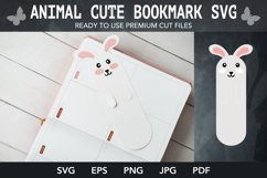 Cute Animal Bookmark Paper cut SVG I Cricut I Silhouette Product Image 2
