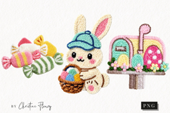 Faux Yarn Easter Clipart | Easter PNG Product Image 1