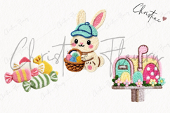 Faux Yarn Easter Clipart | Easter PNG Product Image 3