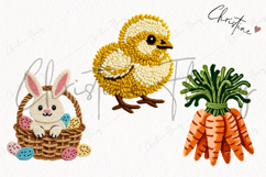 Faux Yarn Easter Clipart | Easter PNG Product Image 3