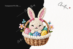 Faux Yarn Easter Clipart | Easter PNG Product Image 2
