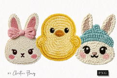 Faux Yarn Easter Clipart | Easter PNG Product Image 1