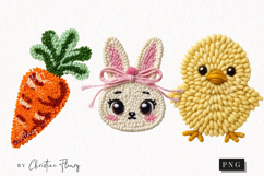 Faux Yarn Easter Clipart | Easter PNG Product Image 1