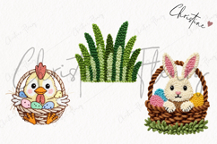Faux Yarn Easter Clipart | Easter PNG Product Image 3