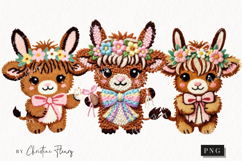 Faux Yarn Easter Clipart | Easter PNG Product Image 1