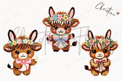 Faux Yarn Easter Clipart | Easter PNG Product Image 3