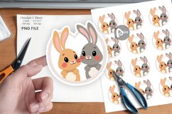 Sticker Heart Bunny Product Image 1