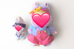 Bunny Bow Headband for Plush Toy ITH Applique Embroidery