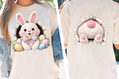 Easter Bunny Front and Back png Product Image 1