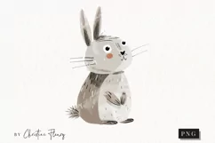 Woodland Bunny Clipart | Animal PNG Product Image 1
