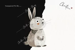 Woodland Bunny Clipart | Animal PNG Product Image 2