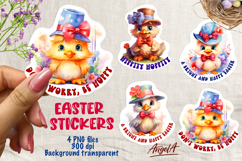 Easter sticker design bundle, print and cut stickers Product Image 5
