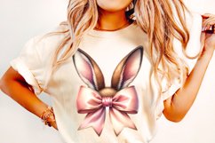 Easter Bunny PNG, Easter Coquette PNG, Happy Easter PNG Product Image 1