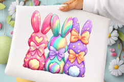 Bunny Coquette Bow PNG, Easter Bunny PNG Product Image 1